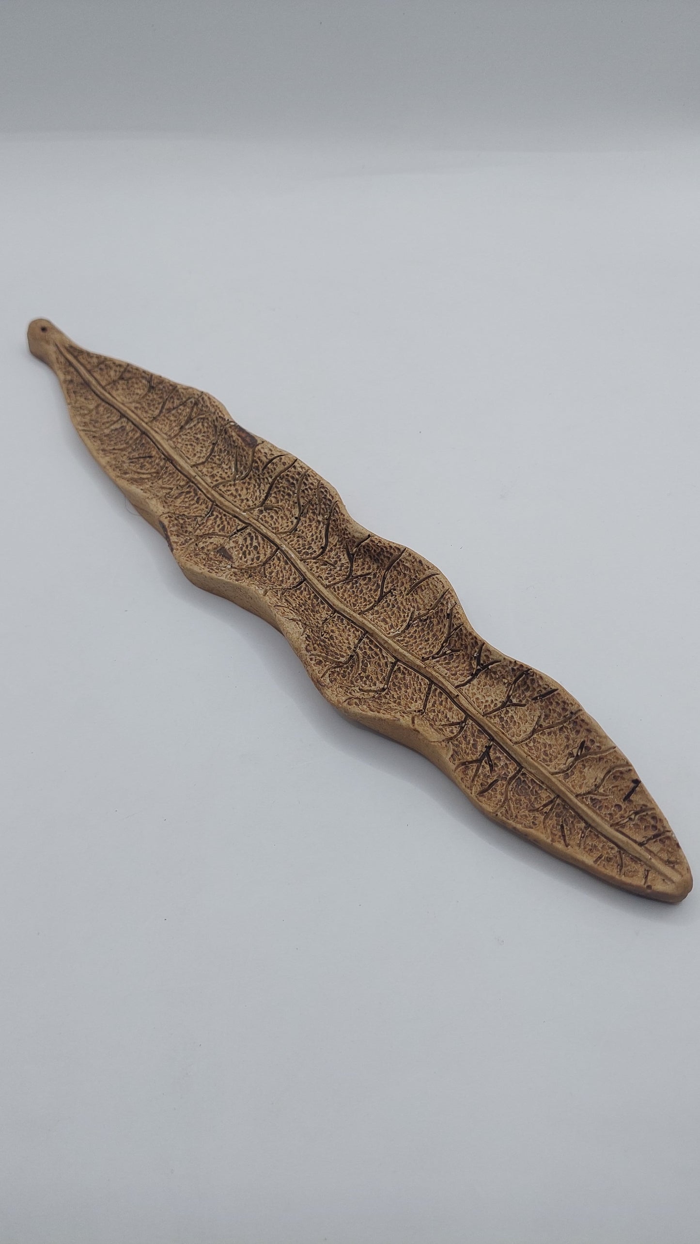 Porta Incienso hoja (natural)