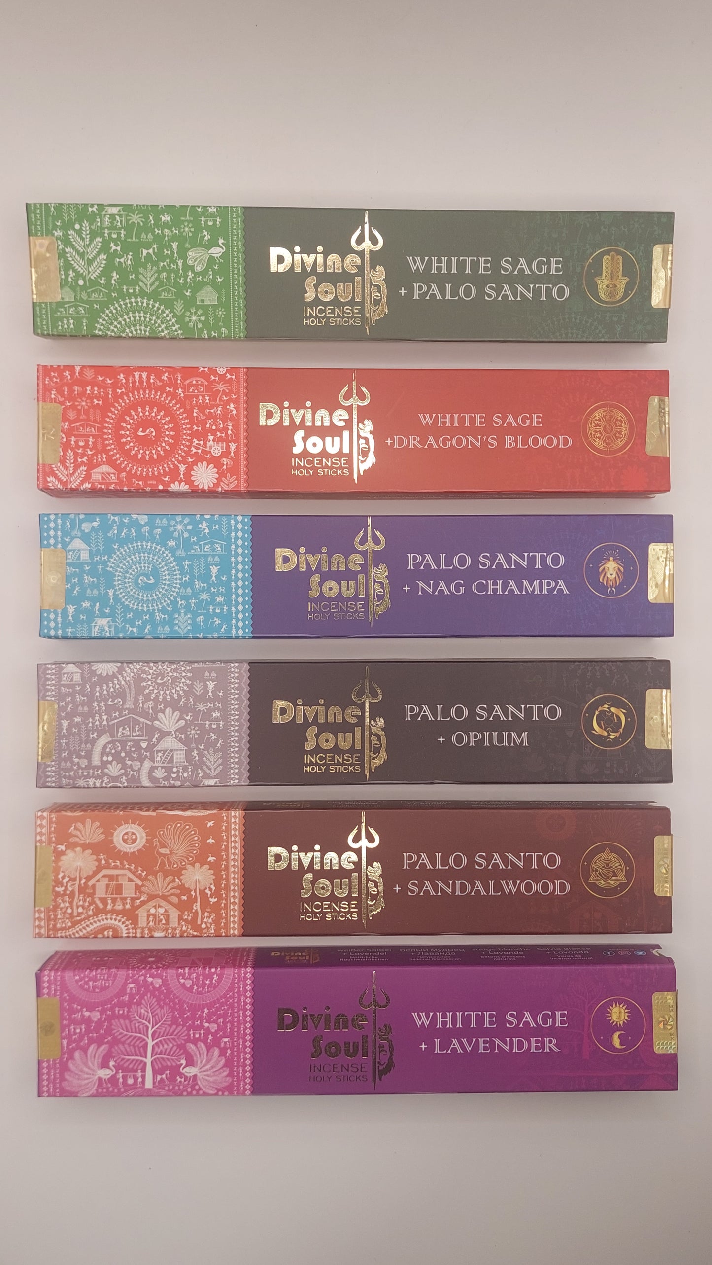 Colección de inciensos masala DIVINE SOUL