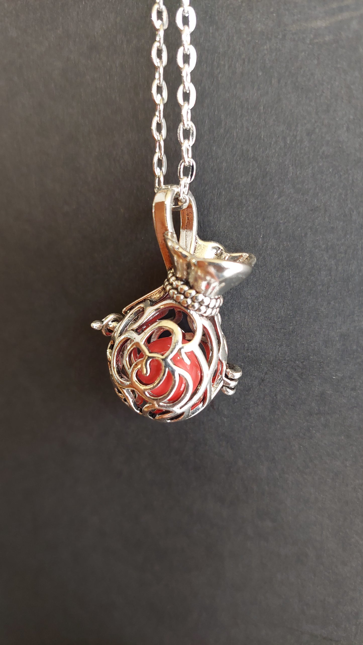 Llamador de Ángeles / Saquito de los Deseos Rojo Rosa