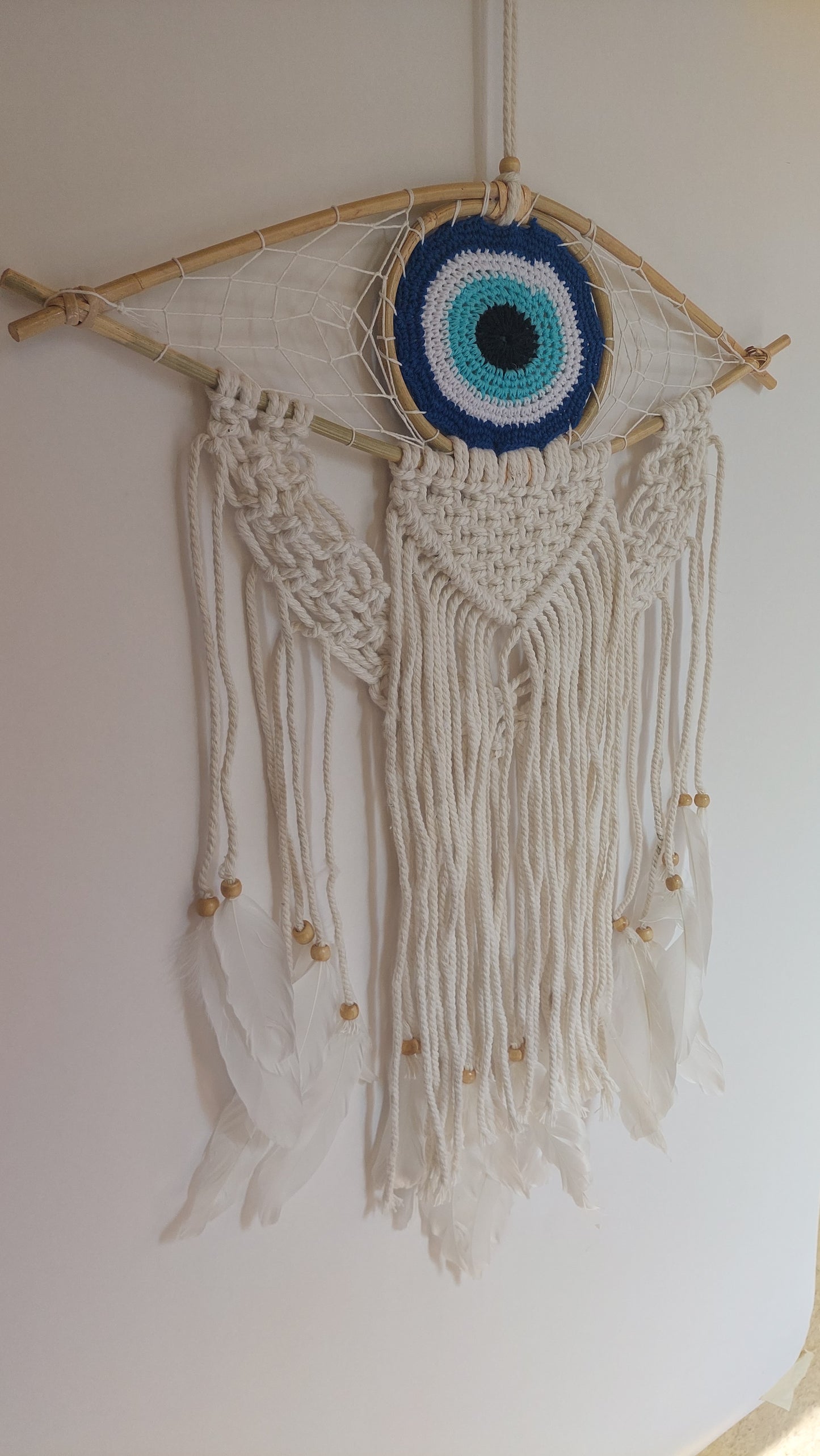 Atrapasueños Ojo Turco en Bambú PEQUEÑO 1