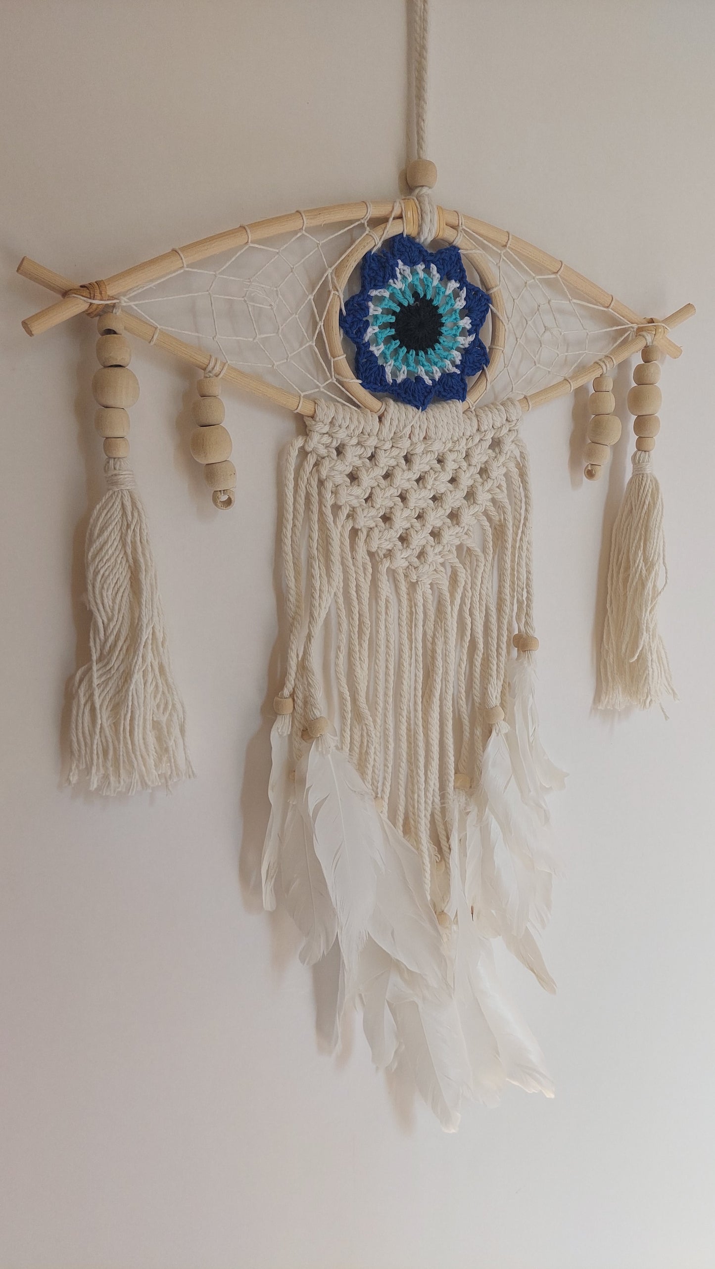 Atrapasueños Ojo Turco en Bambú PEQUEÑO 2