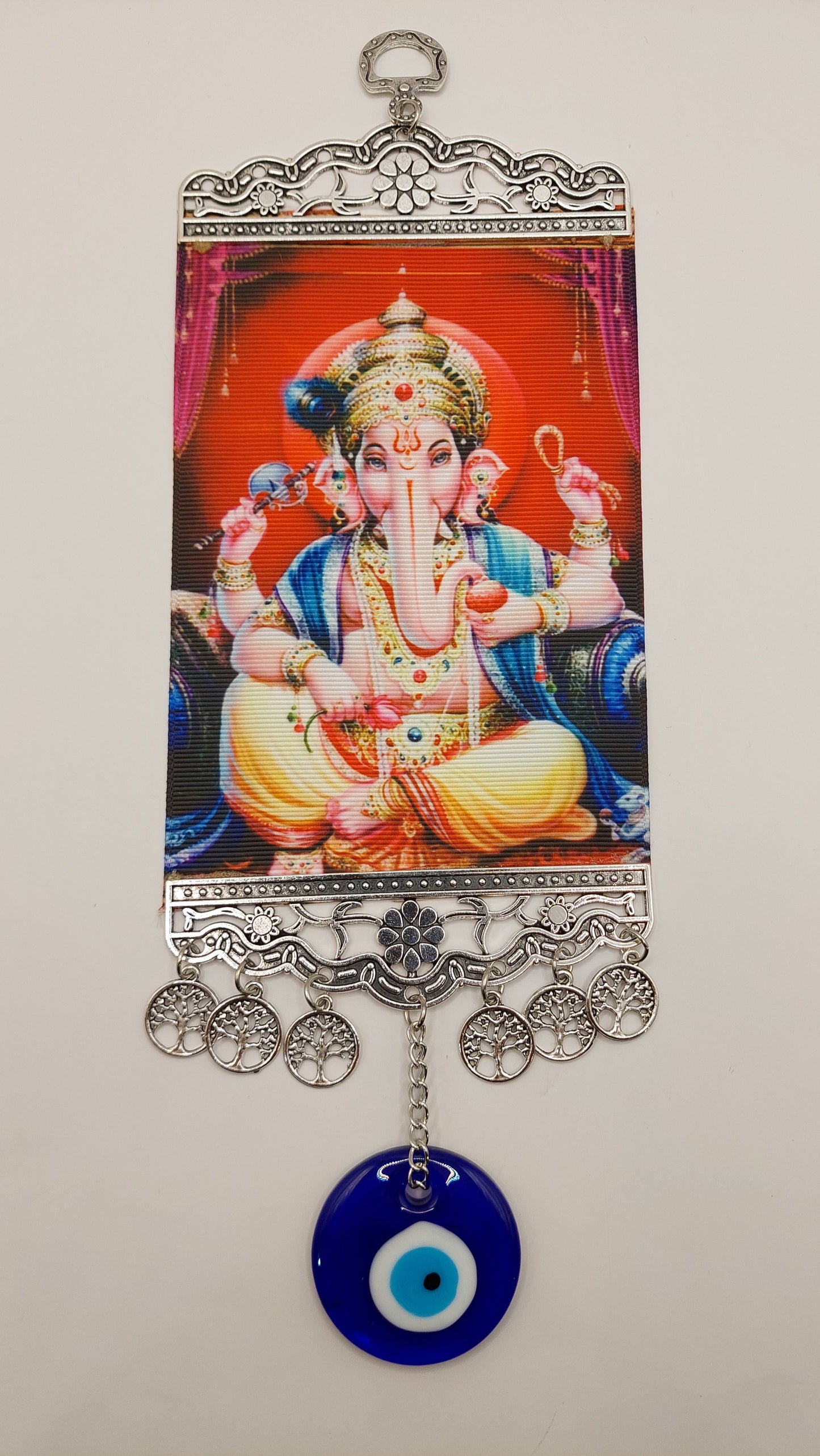 Estandarte Ganesha con Ojos Turcos