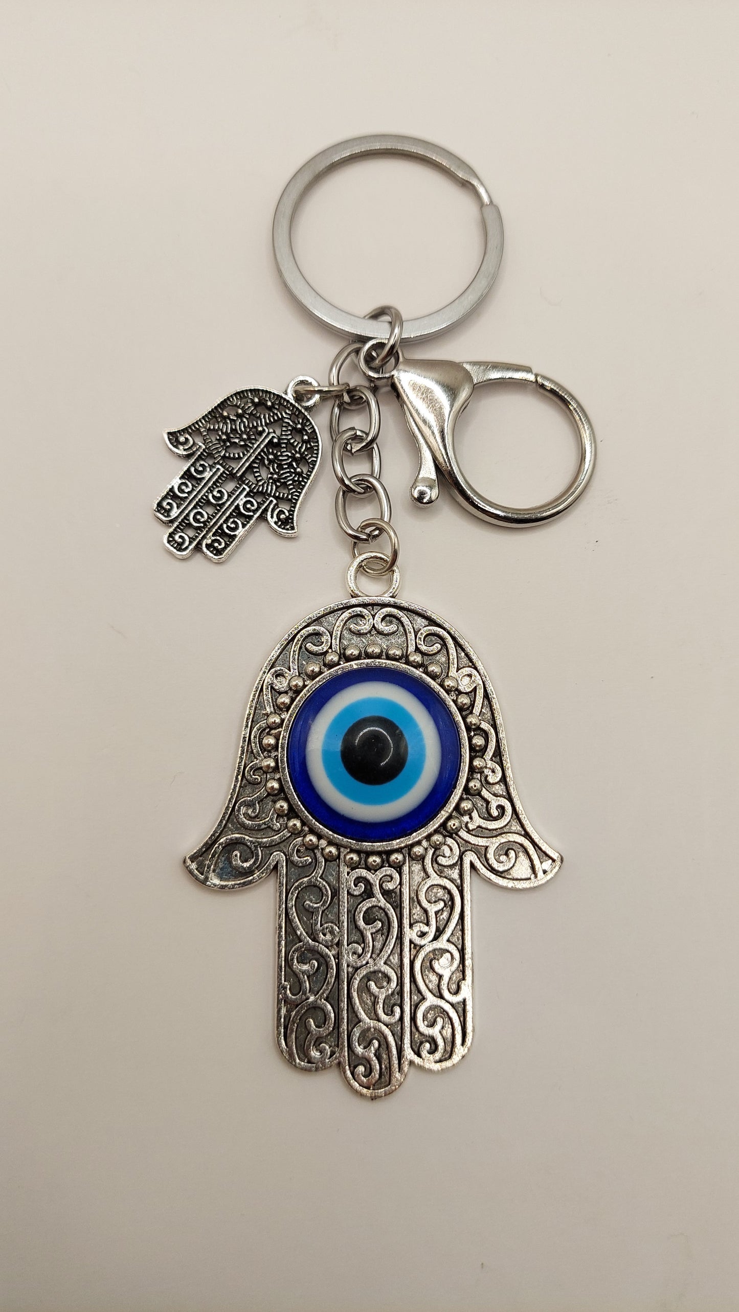 Llevero con 2 Manos de Fátima y Ojos Turcos (grande)
