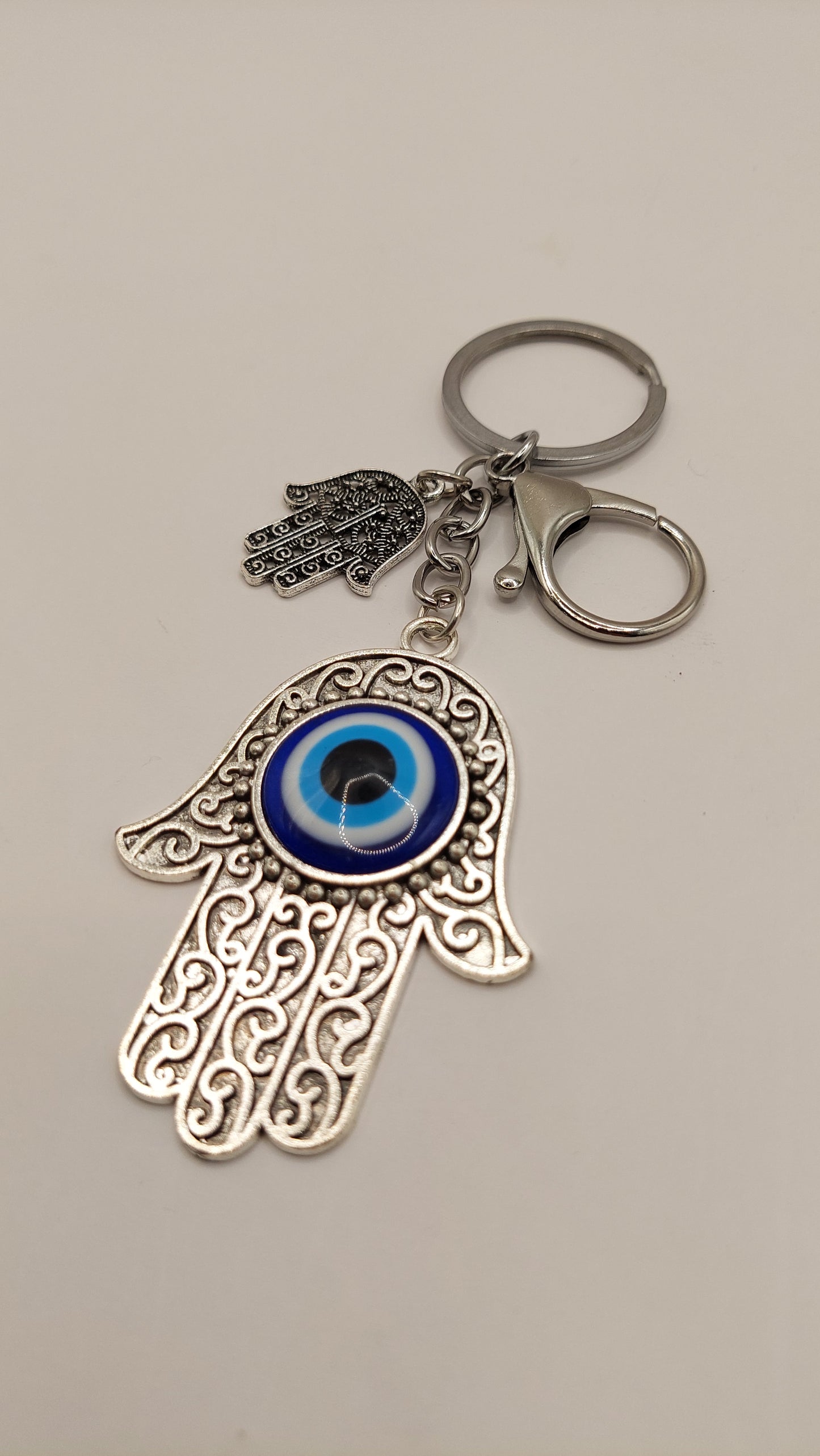 Llevero con 2 Manos de Fátima y Ojos Turcos (grande)