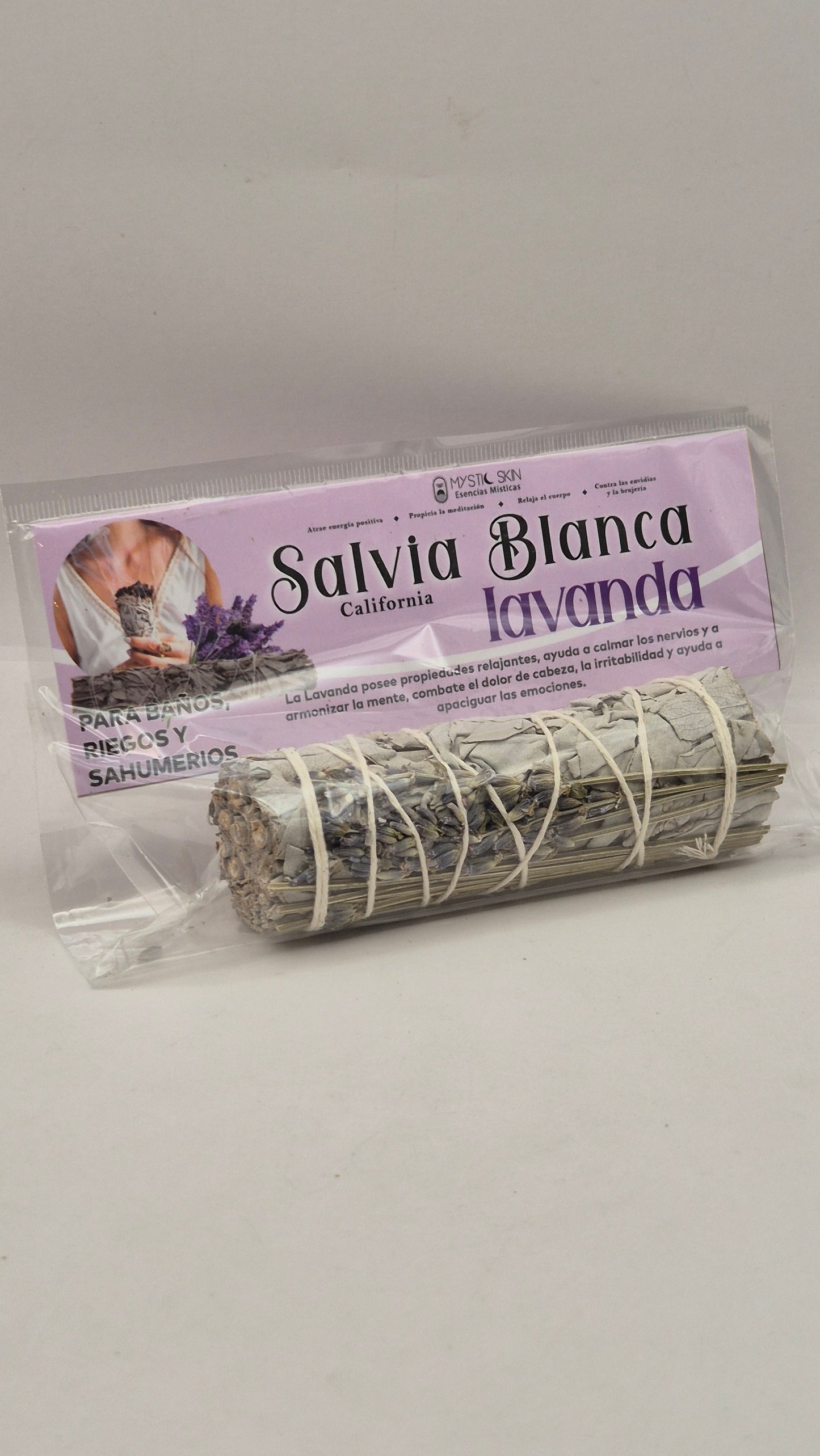 Atado de Salvia Blanca y Lavanda