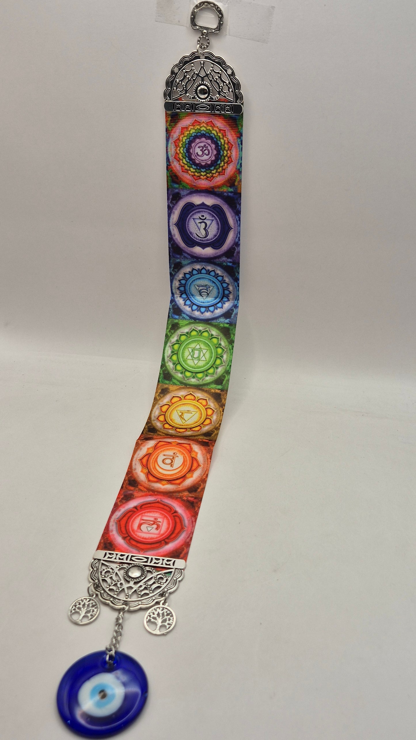 Estandarte Siete Chakras con Ojo Turco