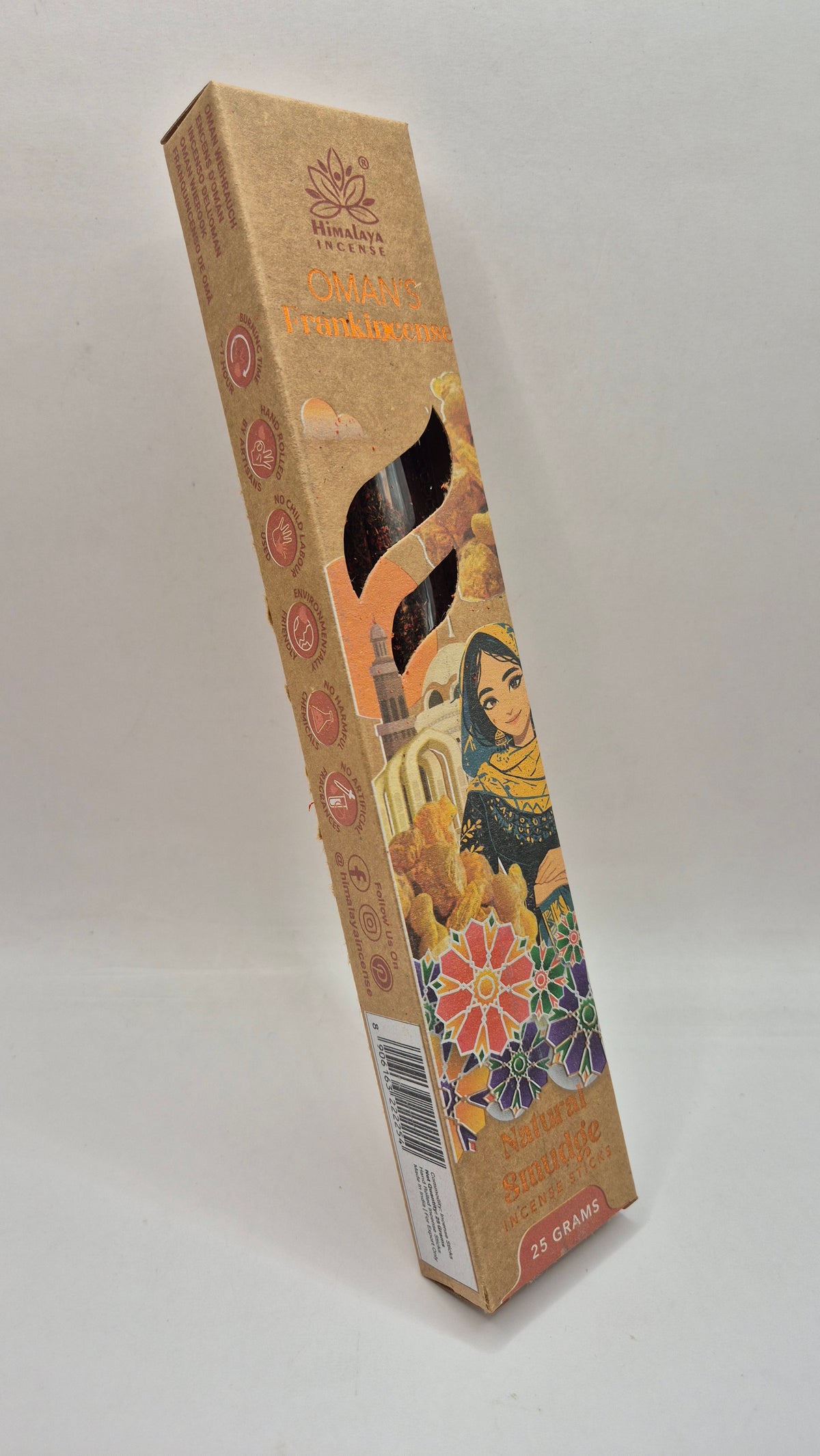 Incienso de Omán "Frankincence" marca Himalaya Natural Smudge