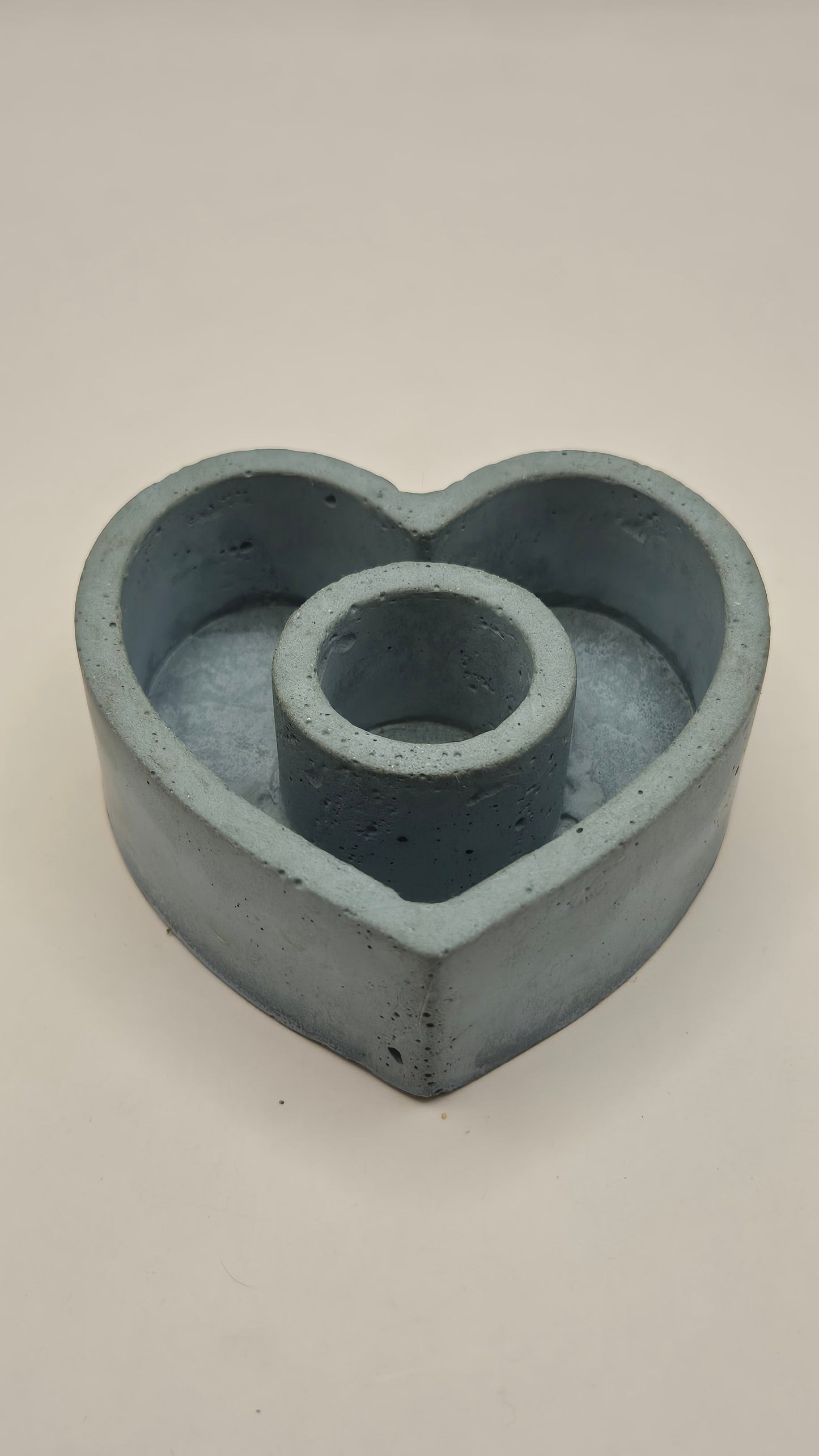 Porta Vela o Sahumerio Corazón AZUL