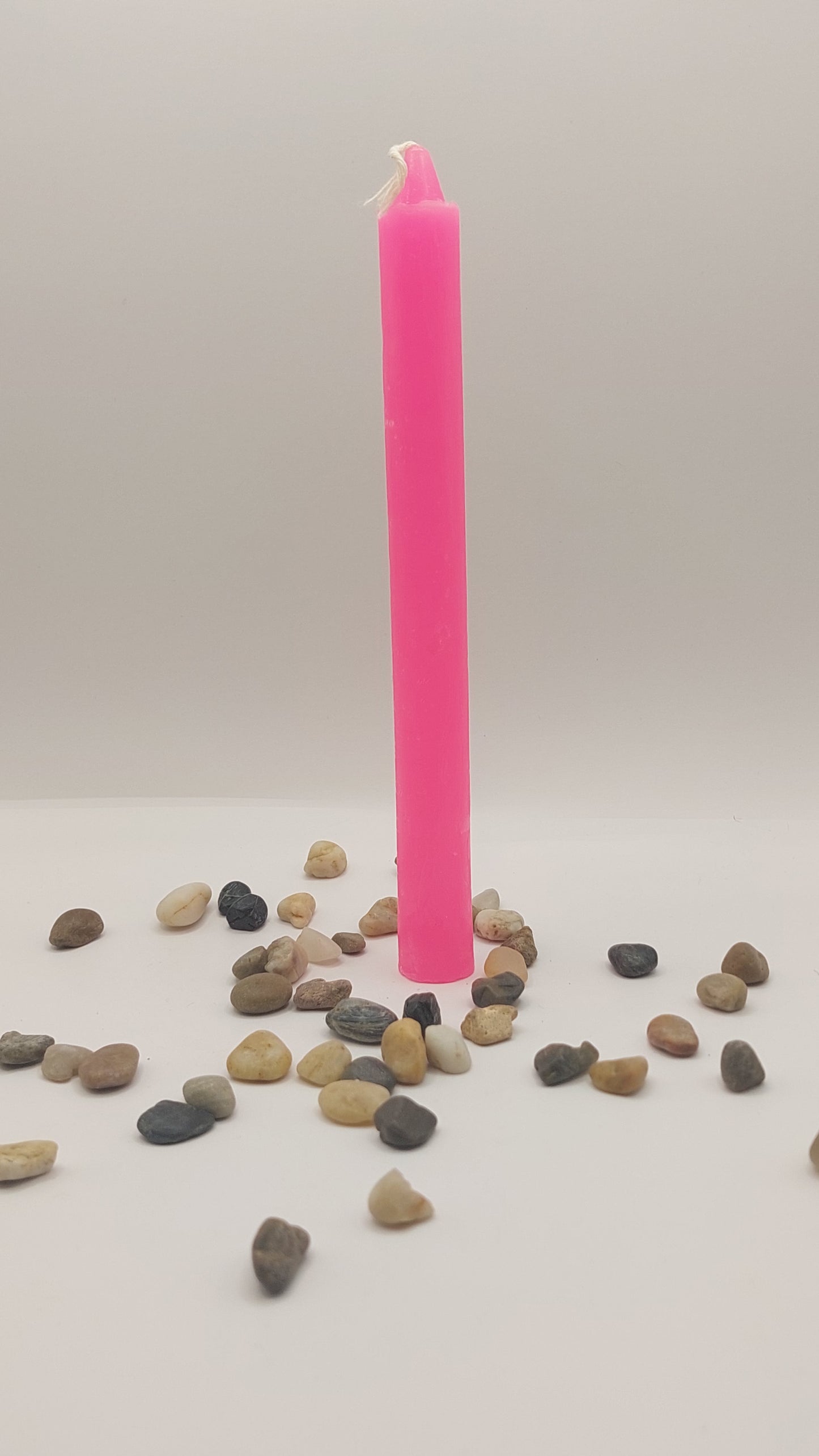 Velas color Rosa (paquete 5 pzas)