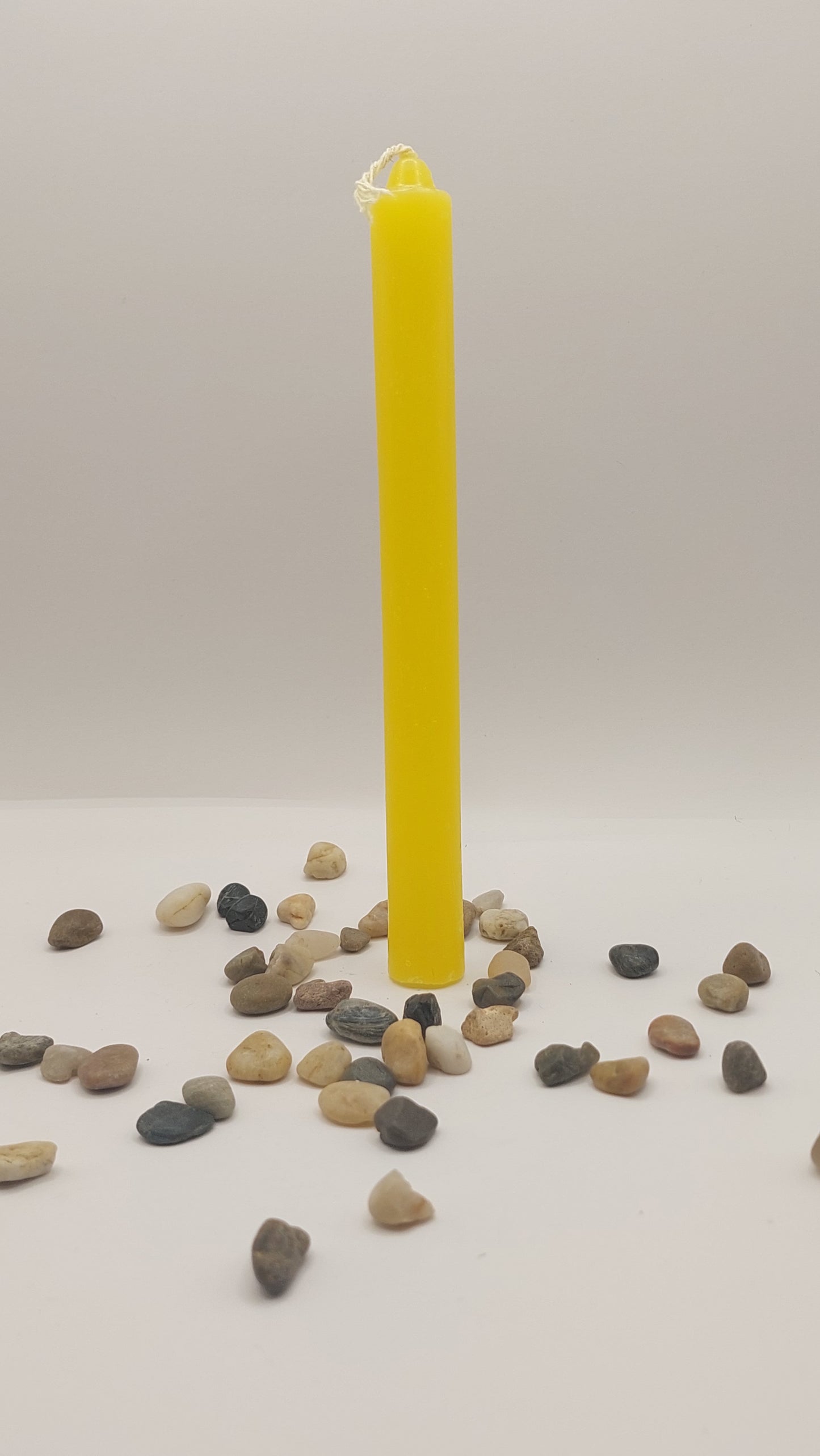 Velas color Amarillo (paquete 5 pzas)