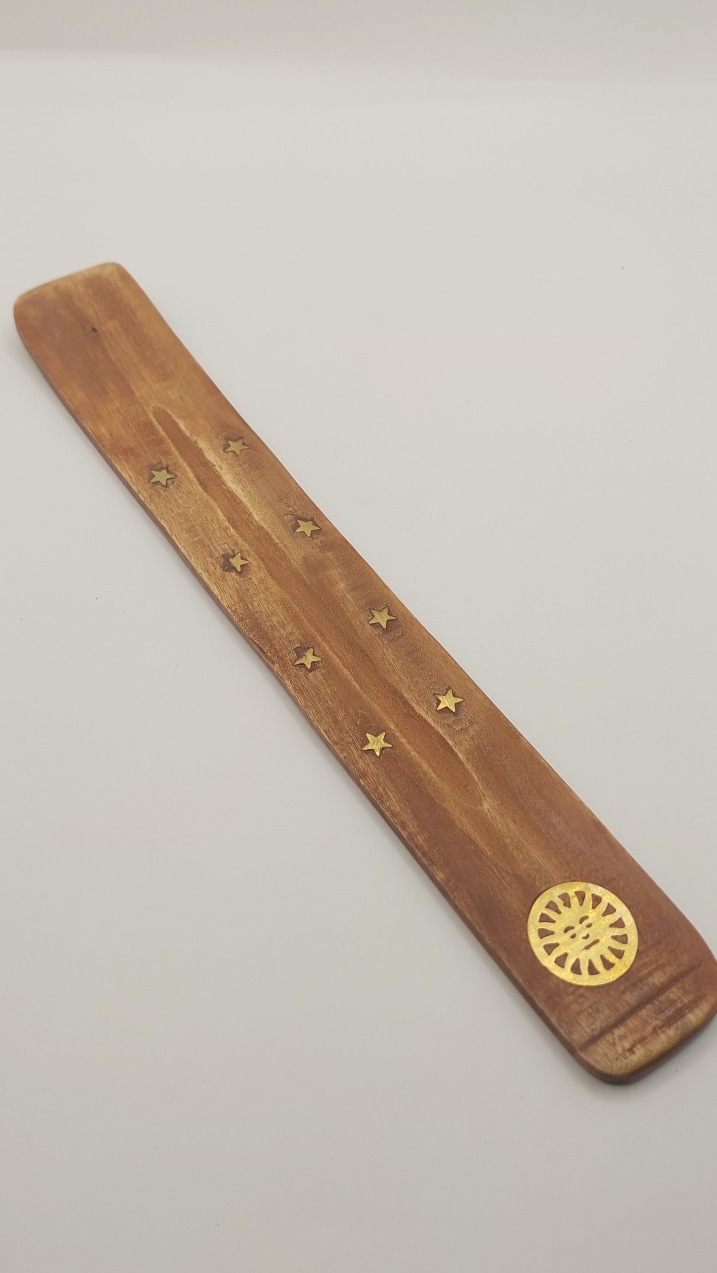 Porta Incienso tablita de madera (sol)
