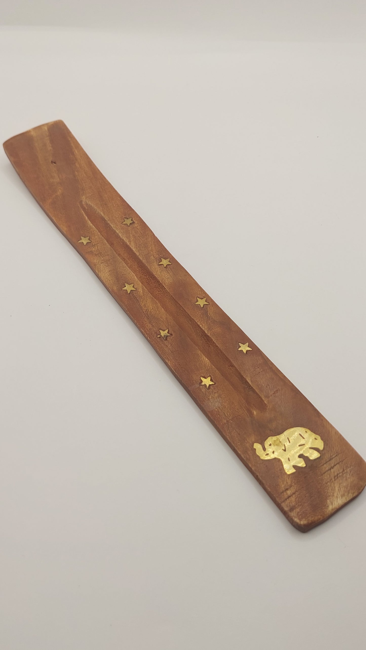Porta Incienso tablita de madera (elefante)