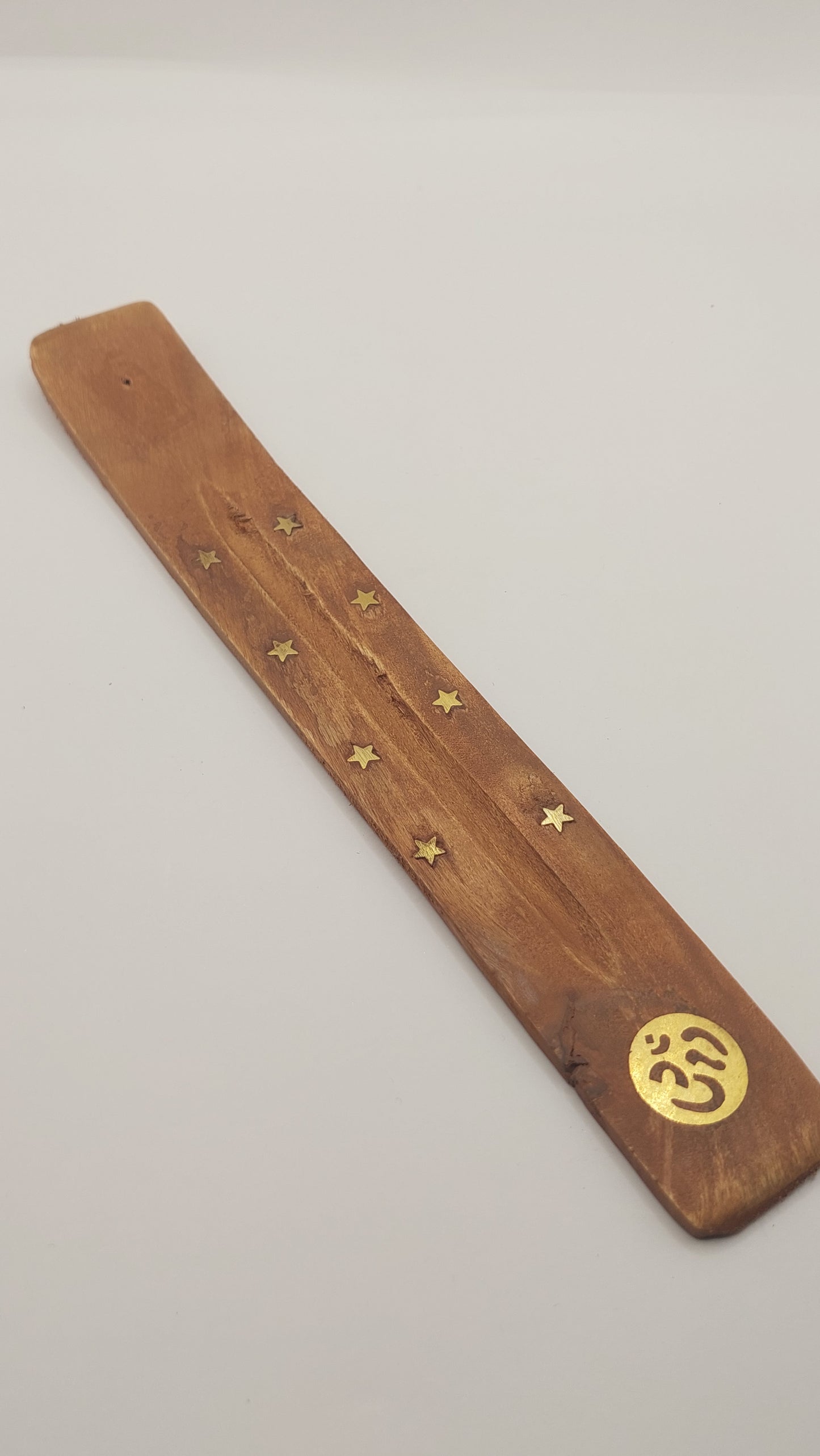 Porta Incienso tablita de madera (om)