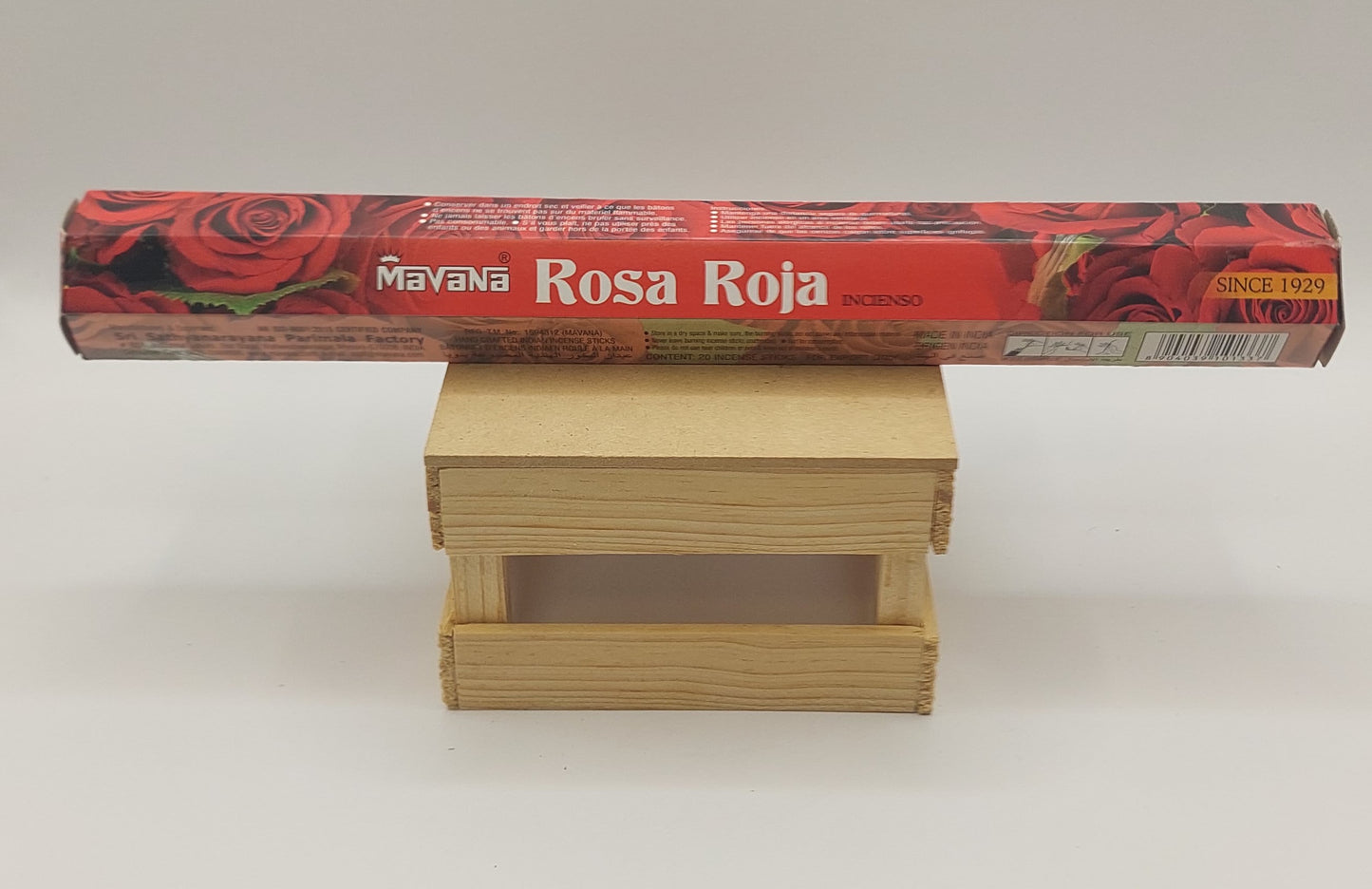 Rosa Roja Incienso Hexagonal Mavana