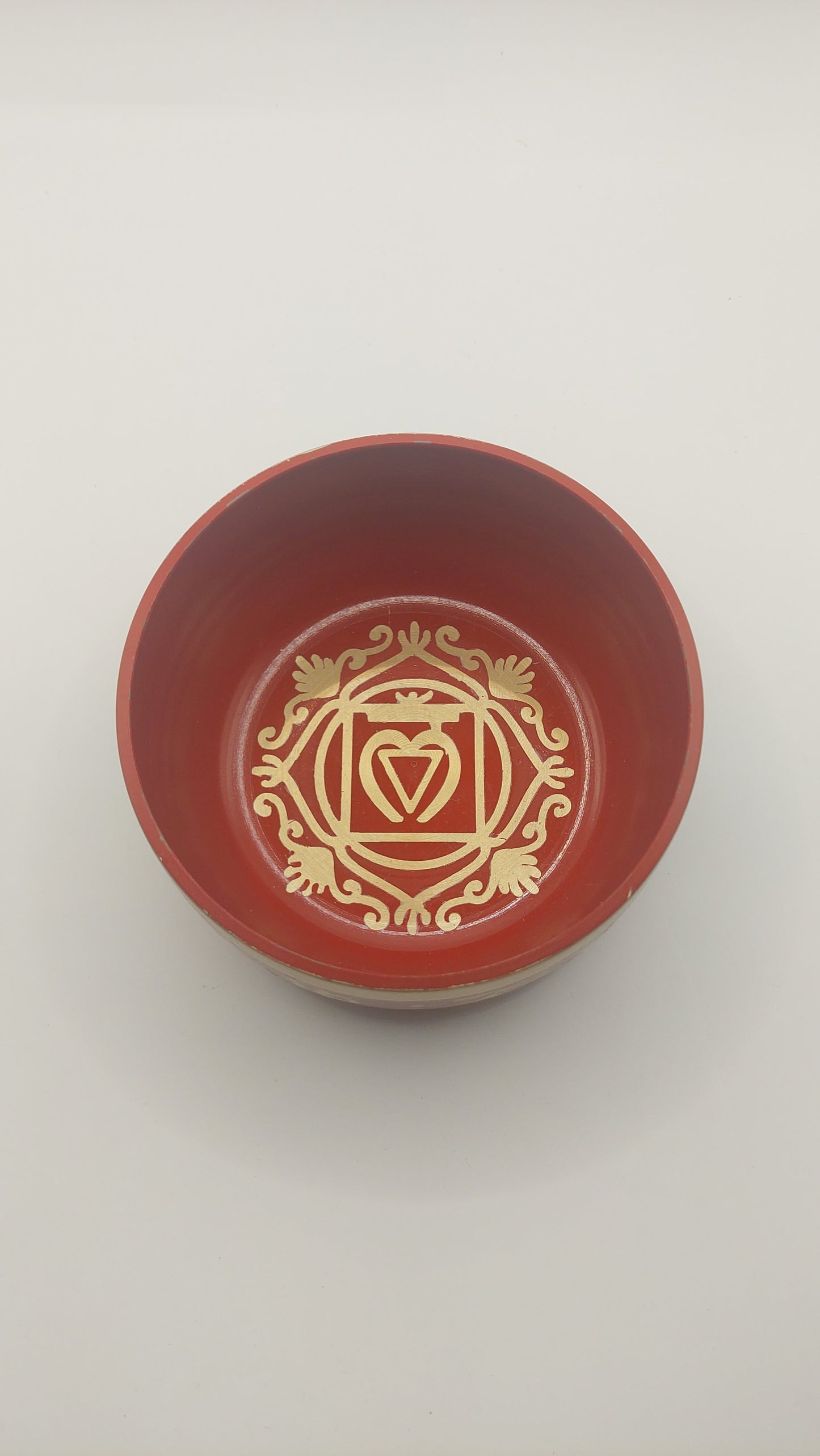 Cuenco Tibetano Rojo (12 cms)