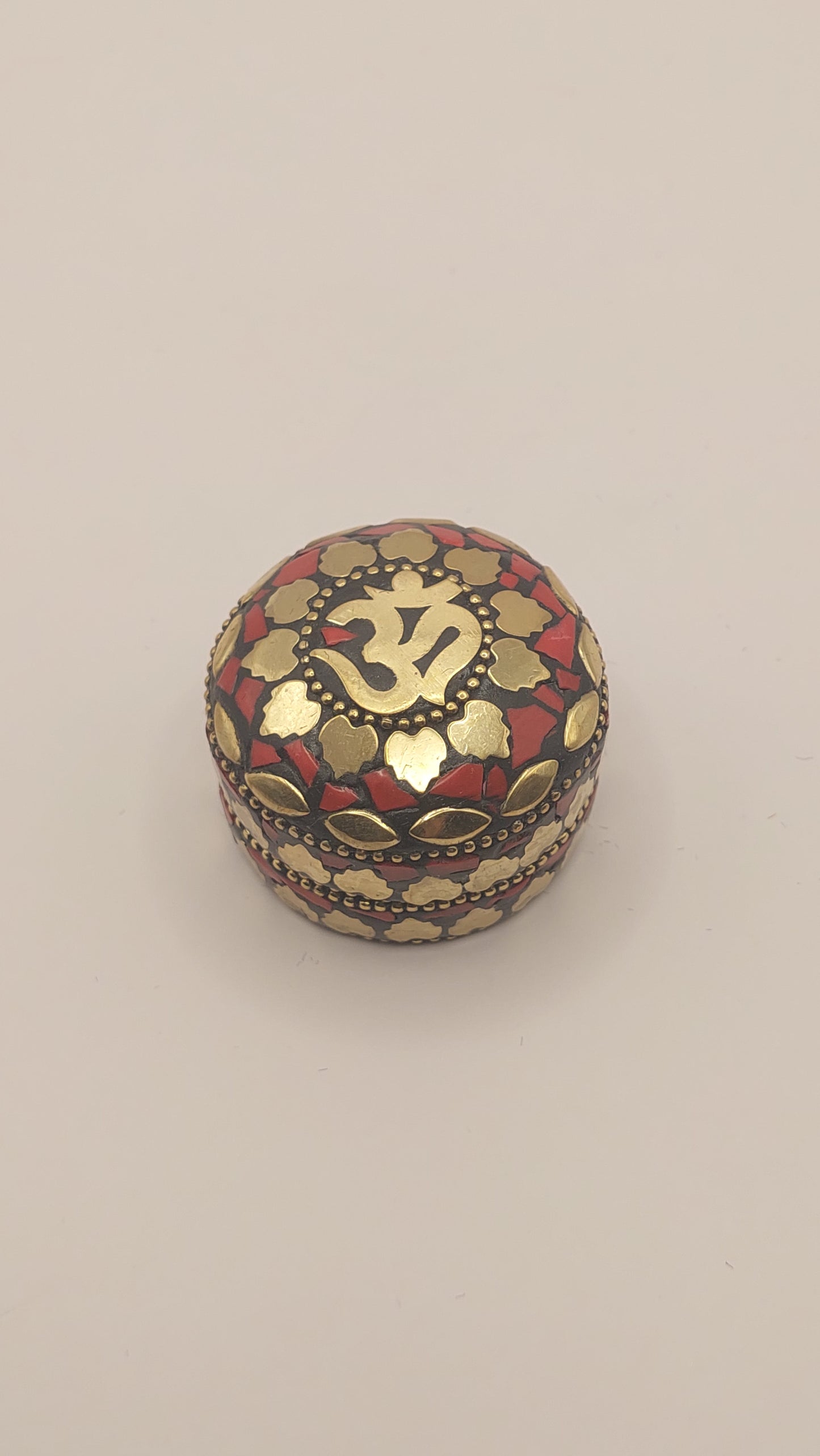 Mini Alhajero Circular Om Rojo