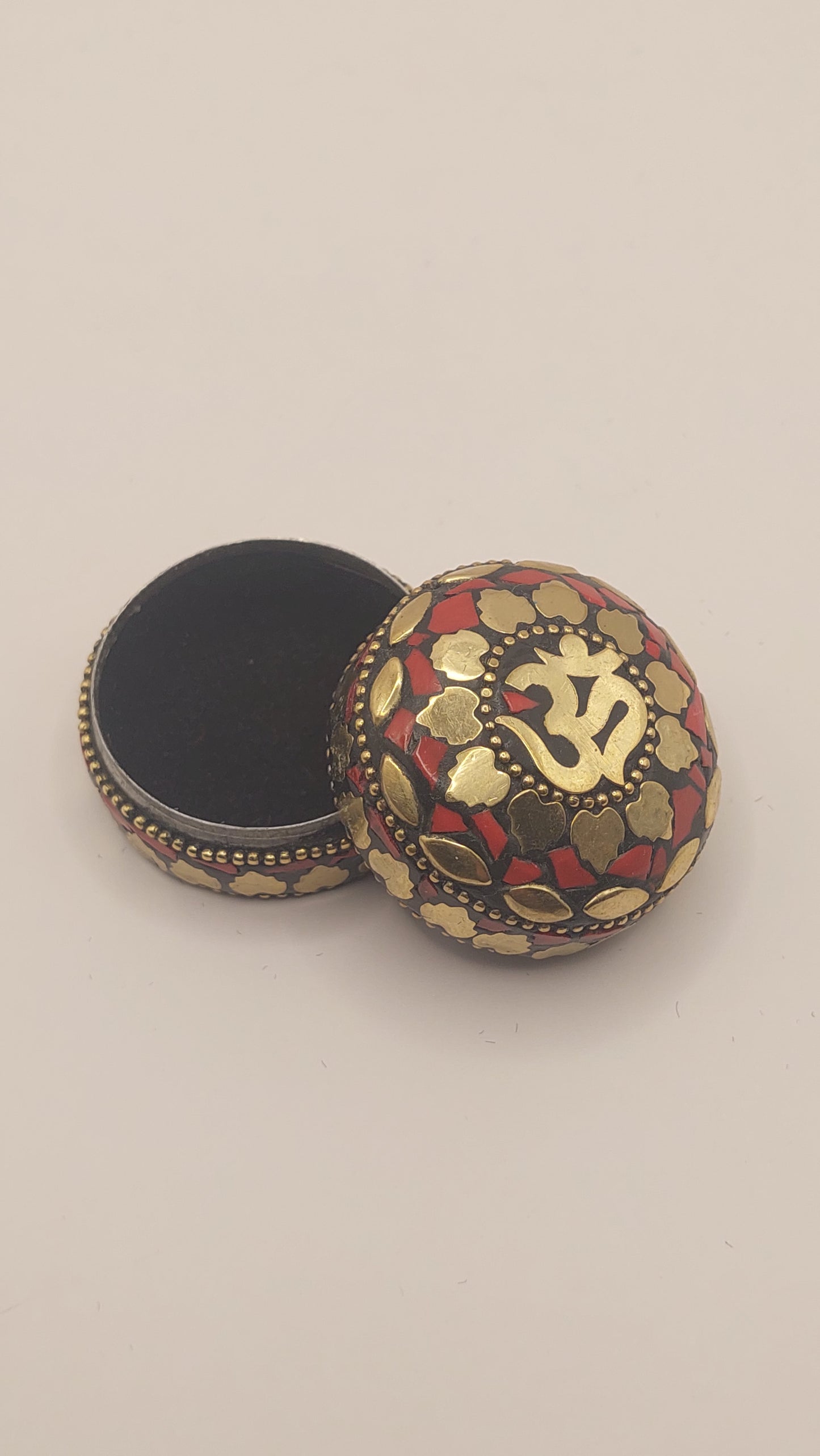 Mini Alhajero Circular Om Rojo