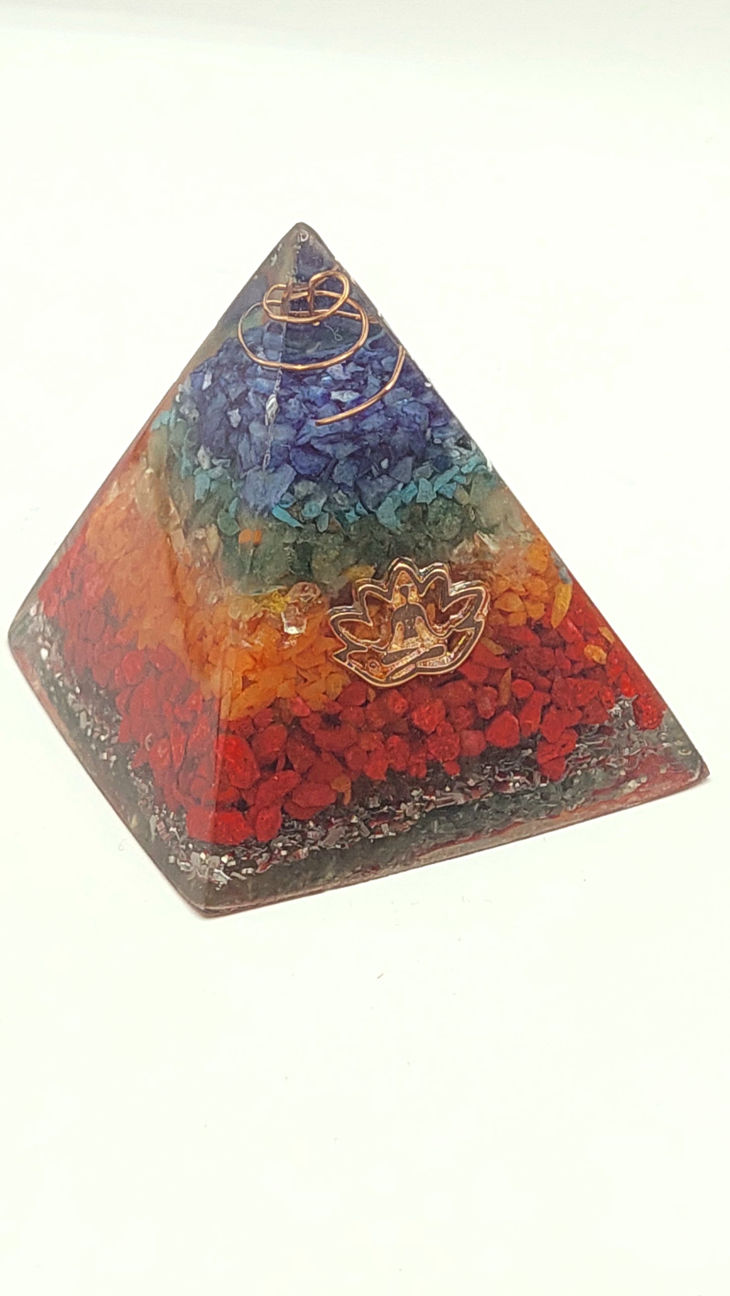 Piramide de Orgonita (7 colores)