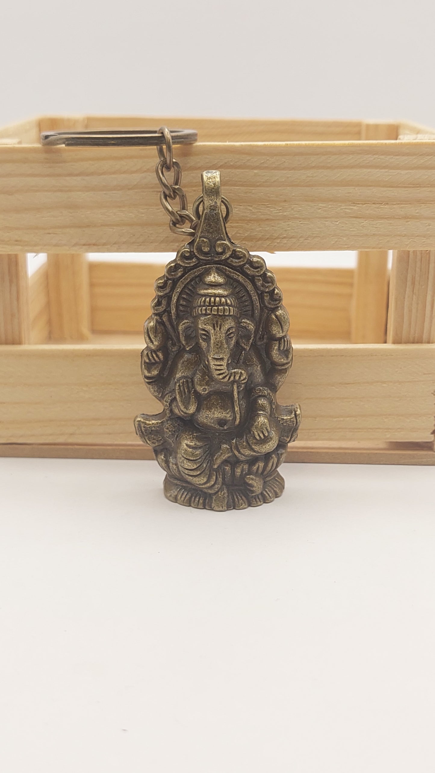 Llavero Ganesha (cobre)