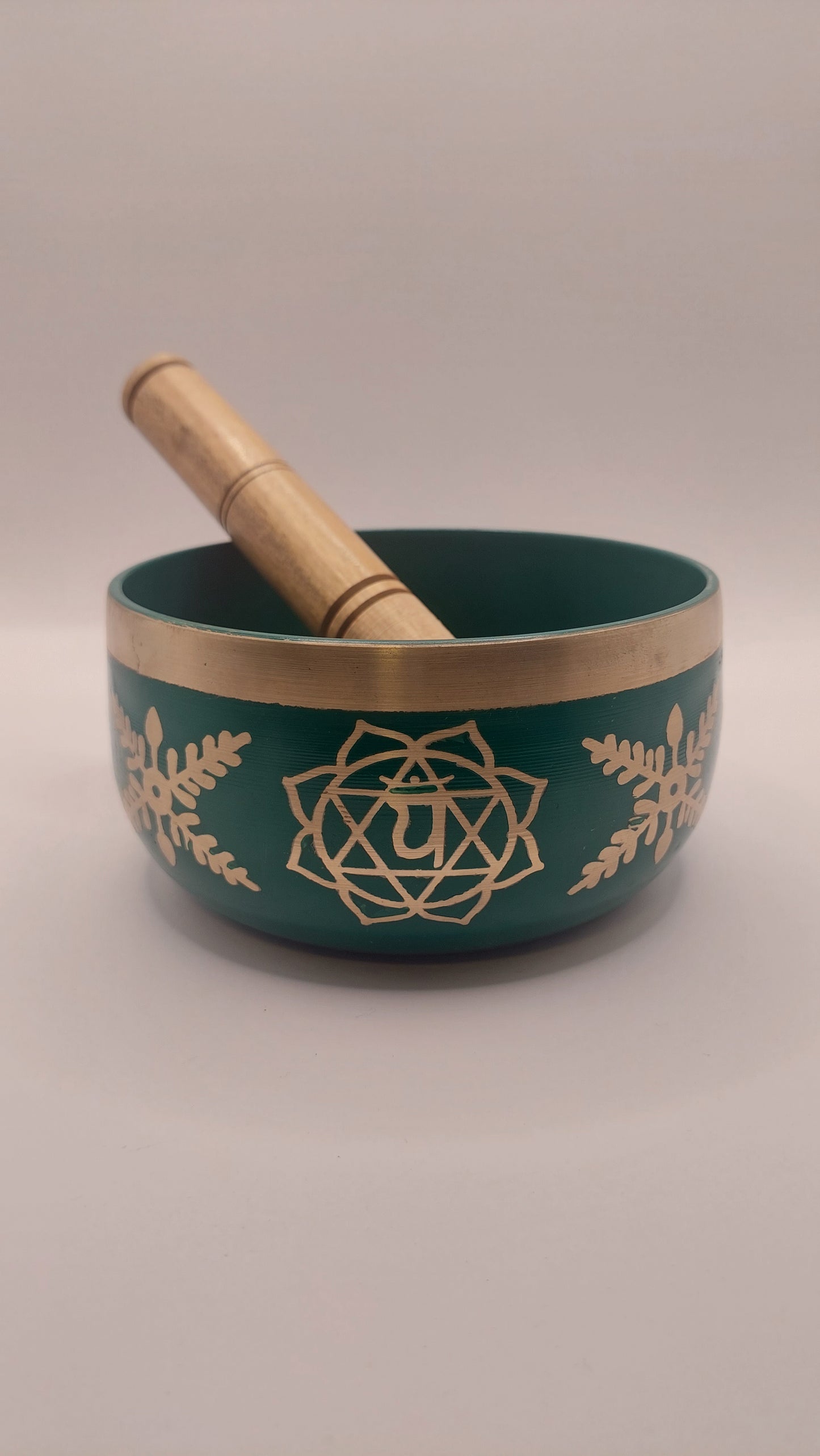 Cuenco Tibetano Verde (13 cms)