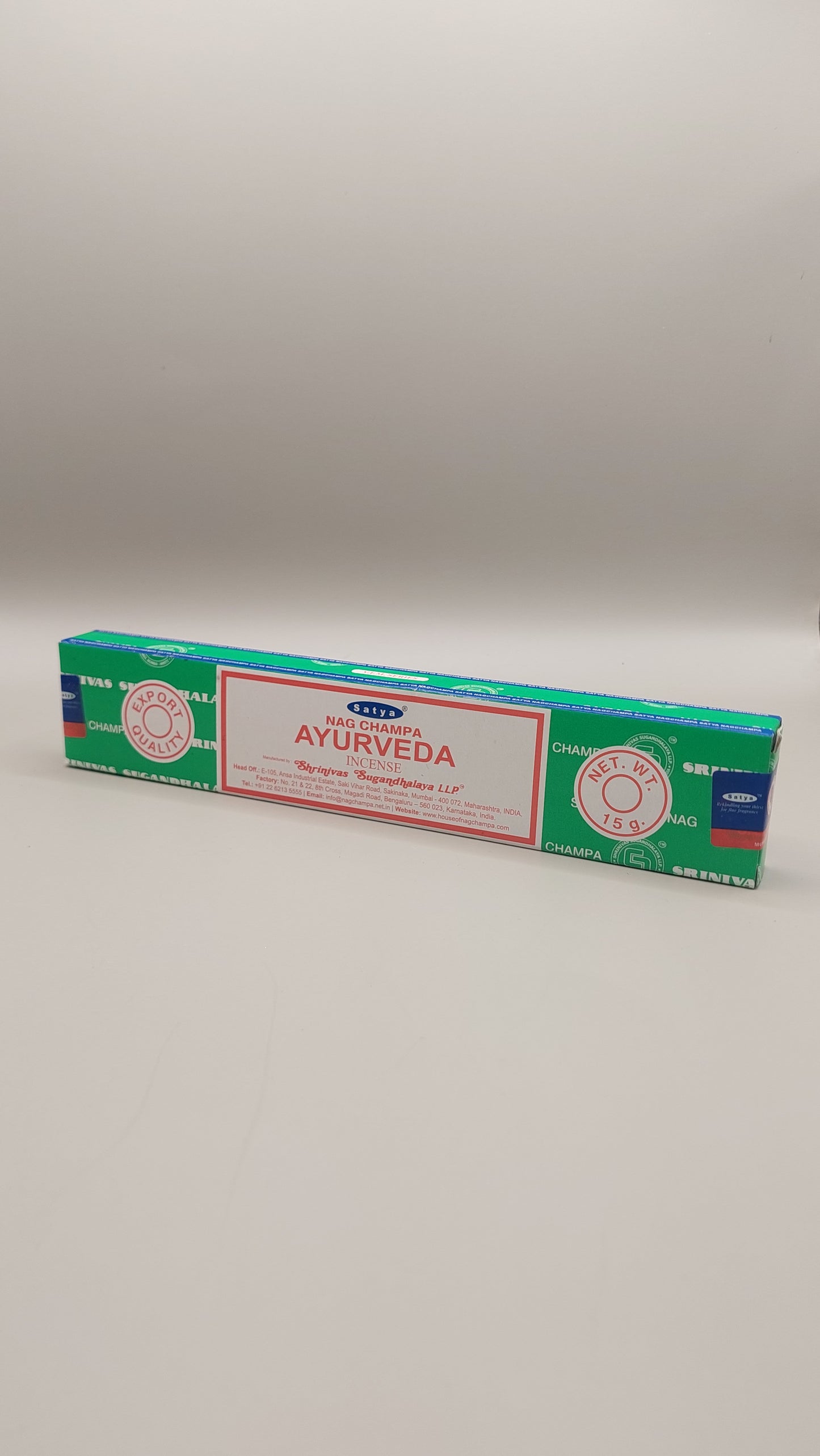 Ayurveda Incienso Nag Champa / Satya