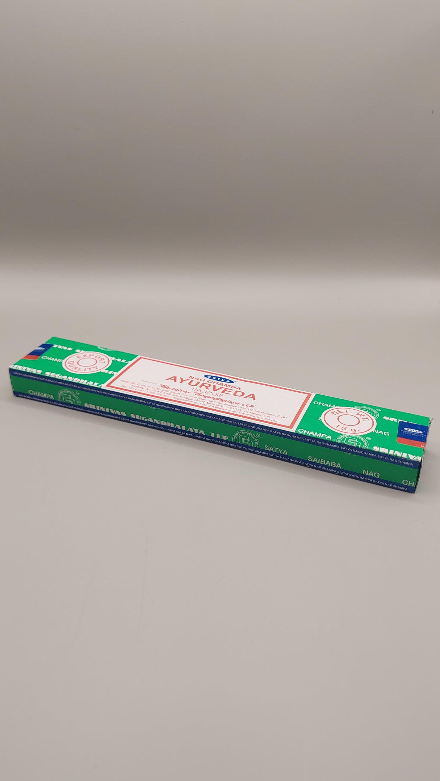 Ayurveda Incienso Nag Champa / Satya