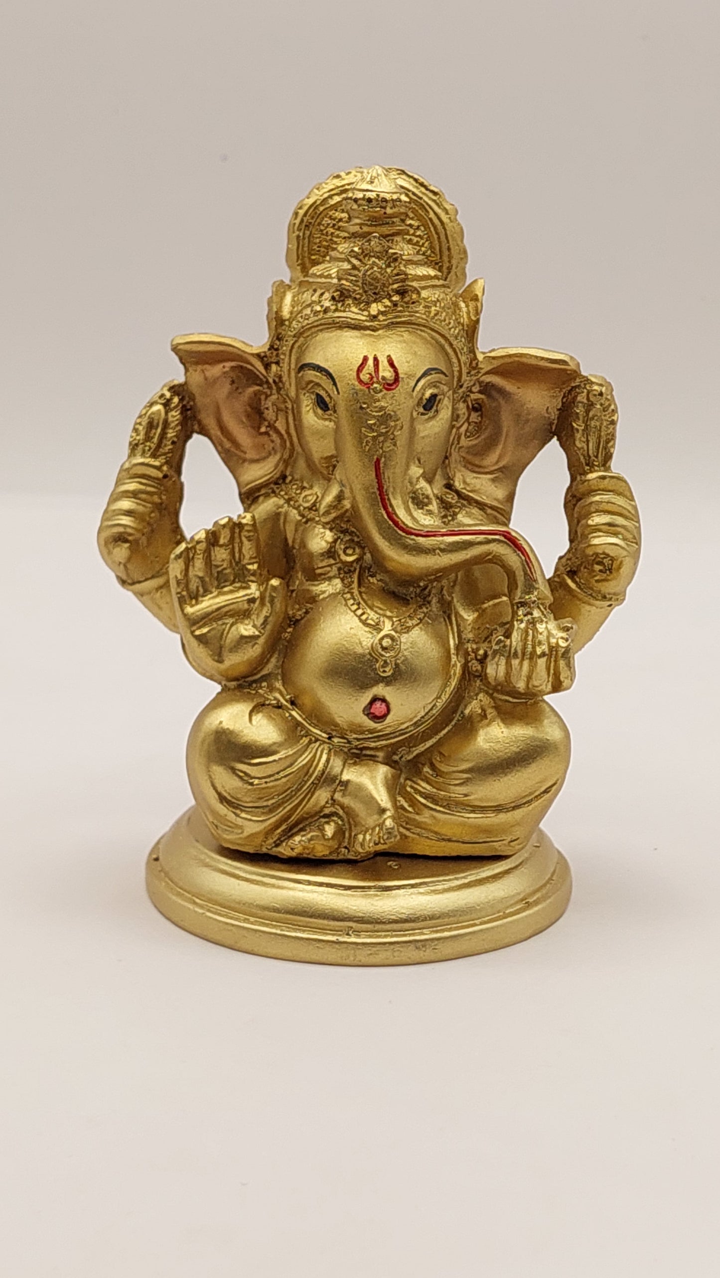 Ganesha Dorado pequeño (dios hindú)