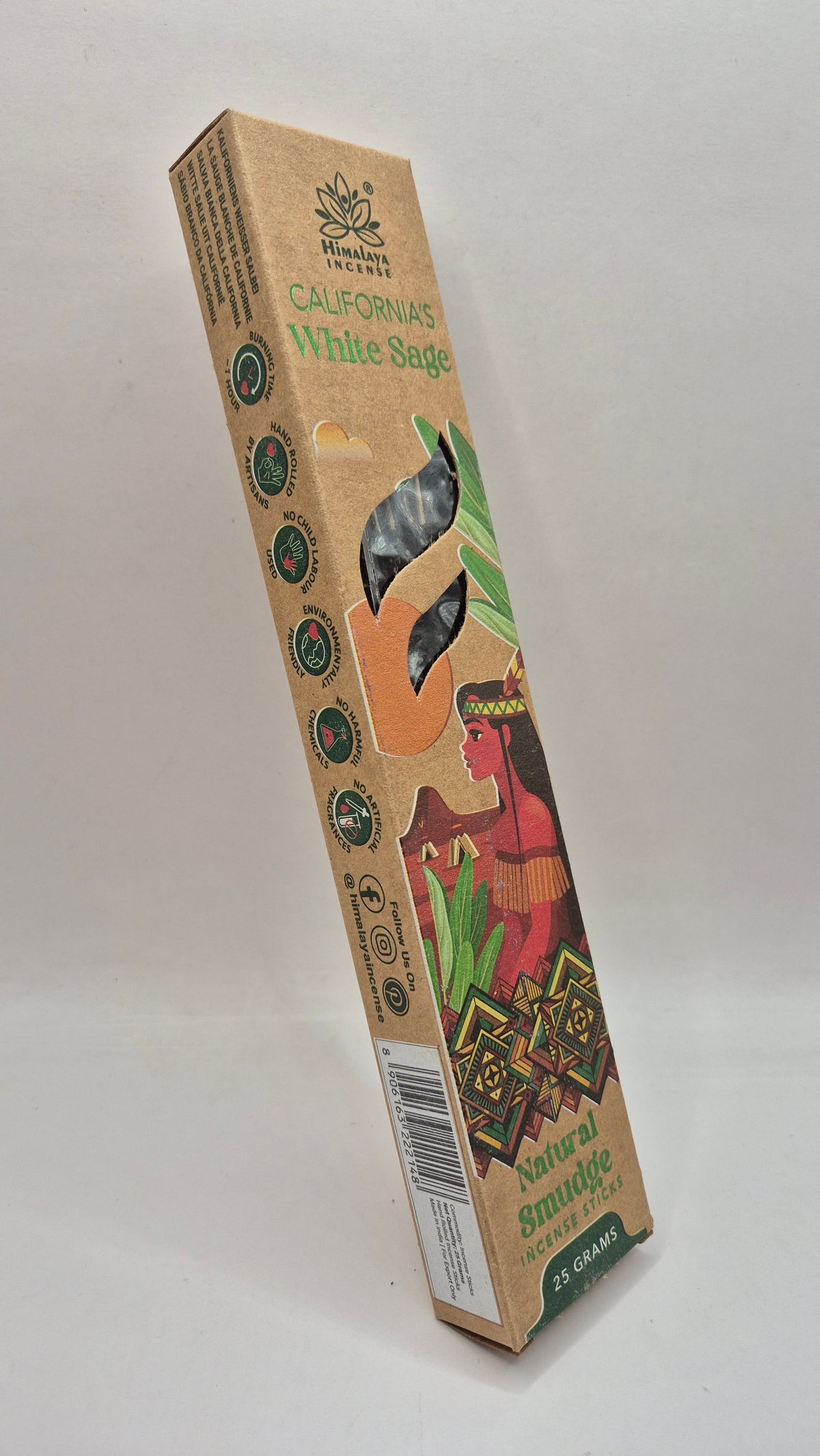 Salvia Blanca de California marca Himalaya Natural Smudge