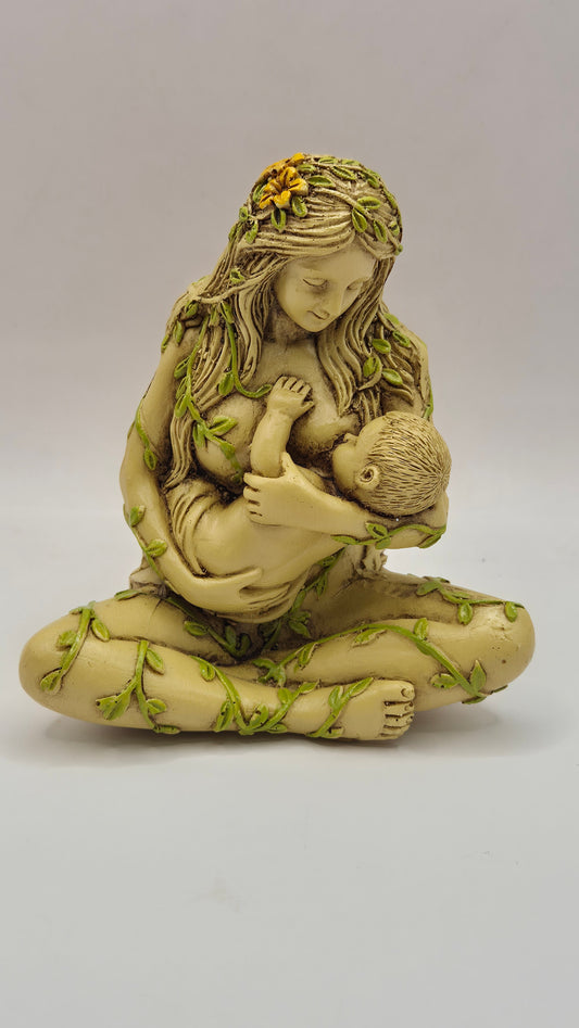 Diosa Gaia "Gea" con bebe