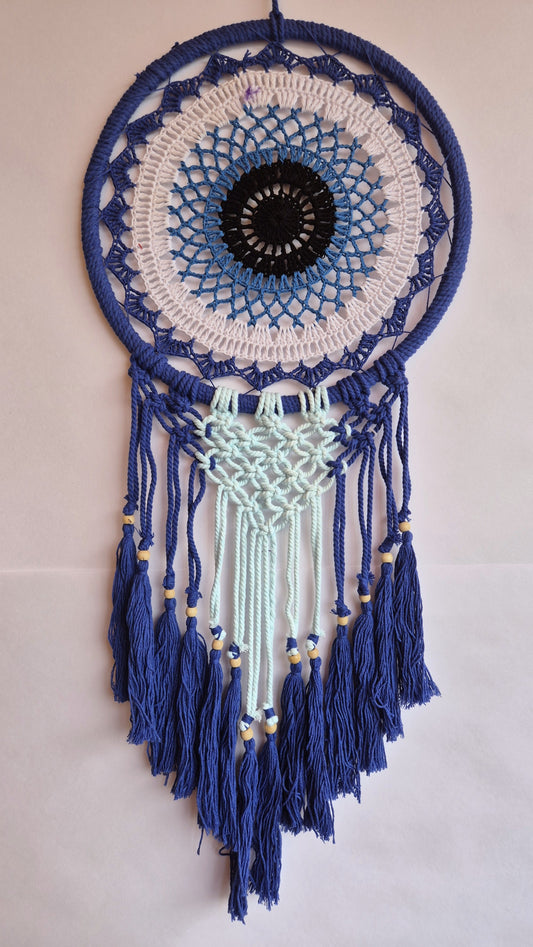 Atrapasueños Ojo Turco de Macrame MEDIANO