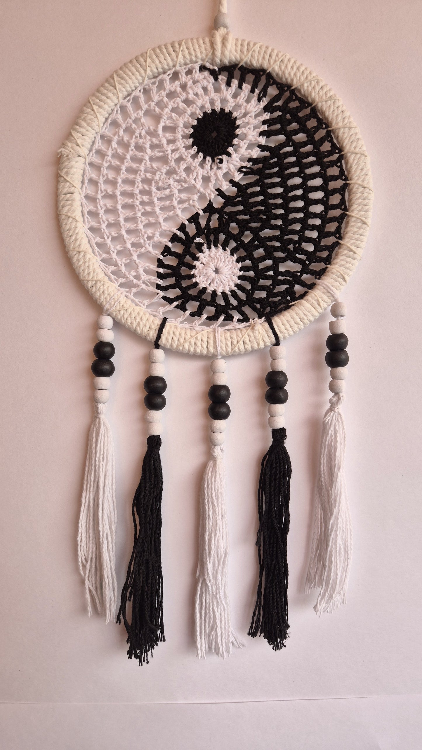 Atrapasueños Feng Shui de Macrame PEQUEÑO