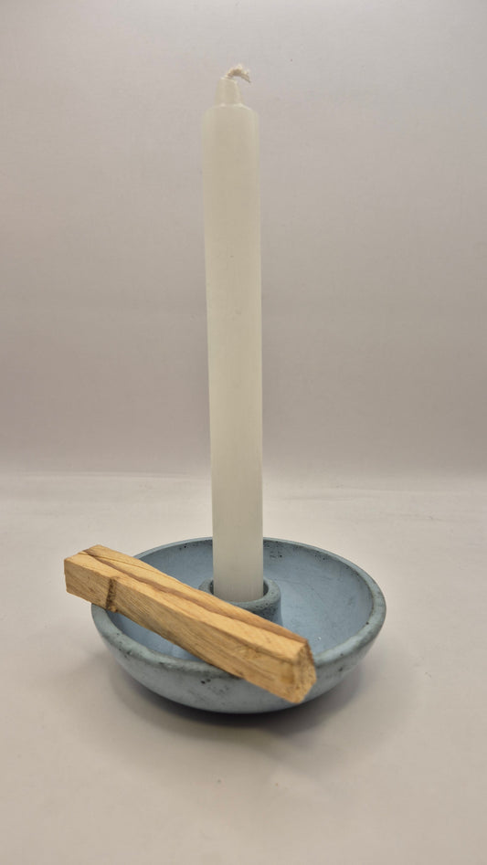 Porta Vela o Sahumerio AZUL (modelo 4)