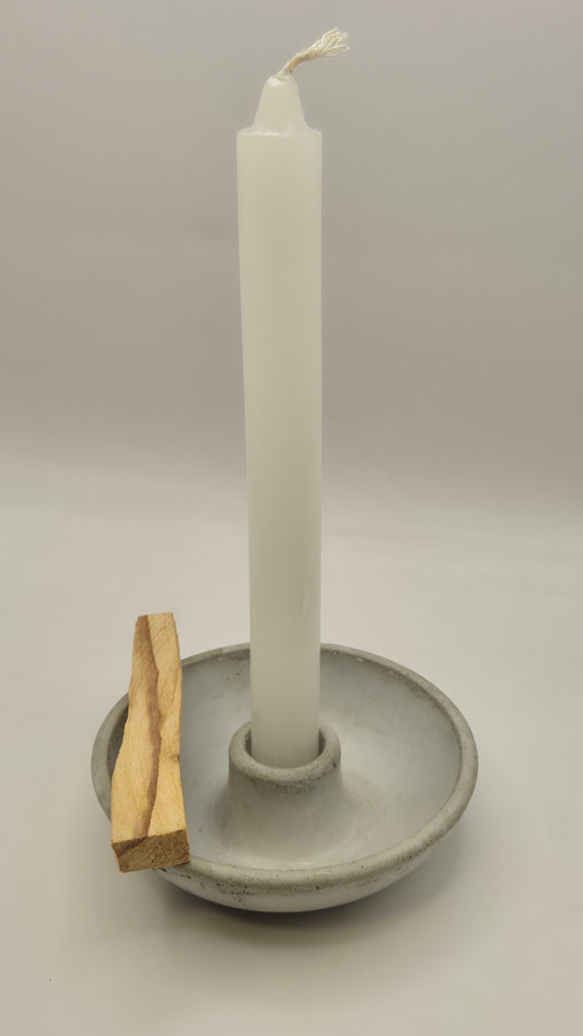 Porta Vela o Sahumerio CONCRETO (modelo 4)