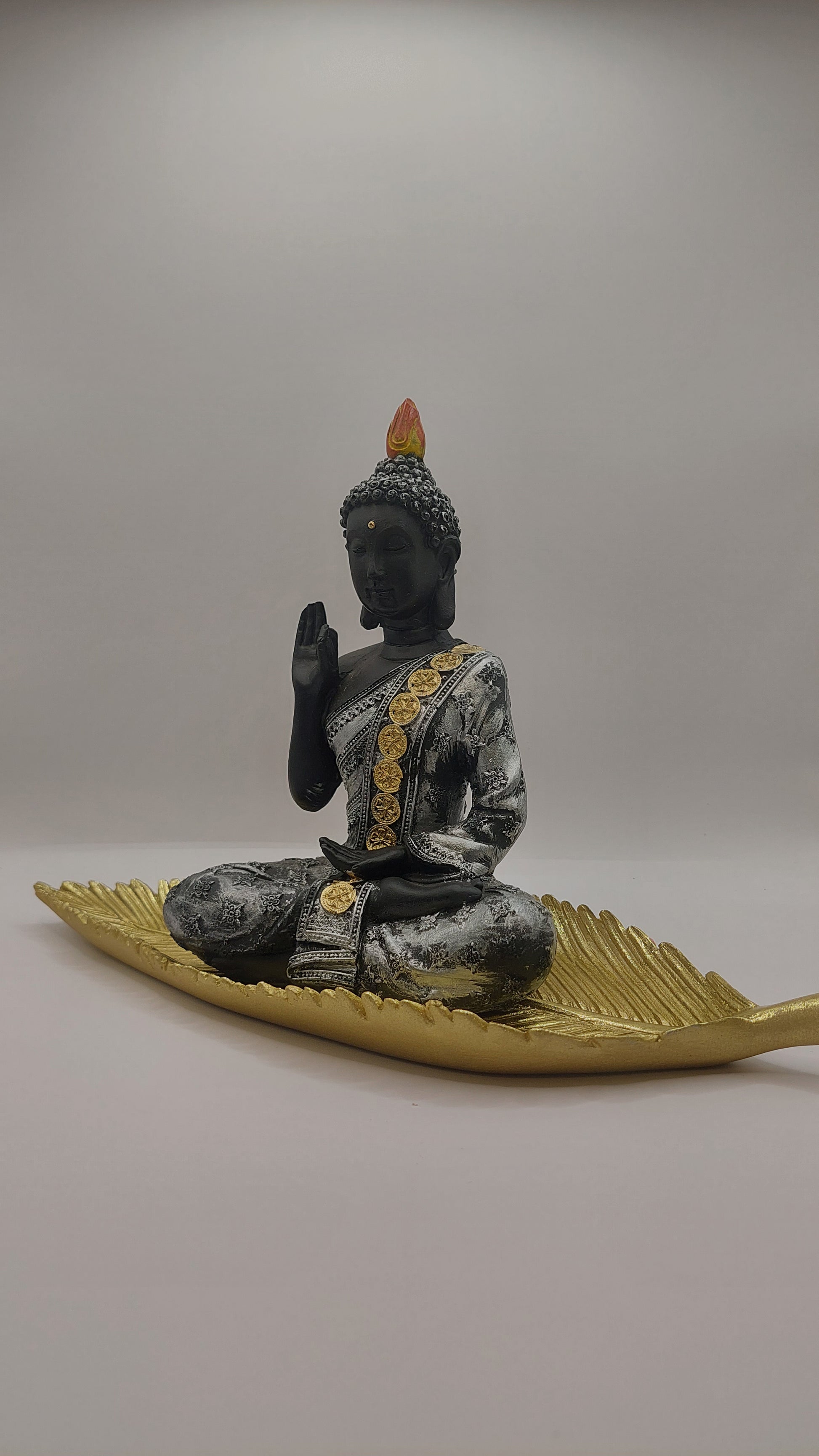 Cuadro Buda 40 x 50 cm ✔️ Lienzos Buda mudra Abhaya y manos juntas