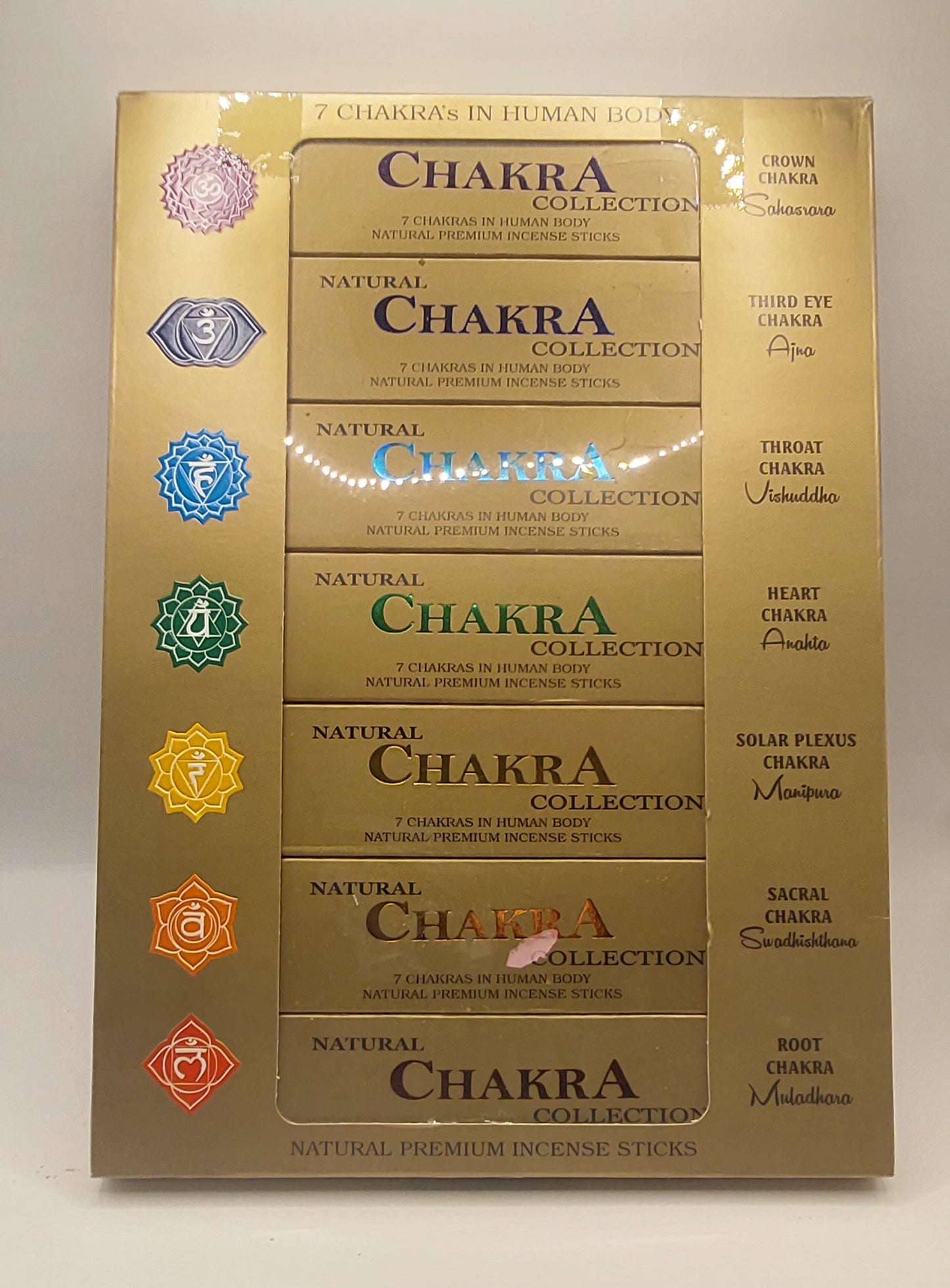 Inciensos Natural Chakras Collection