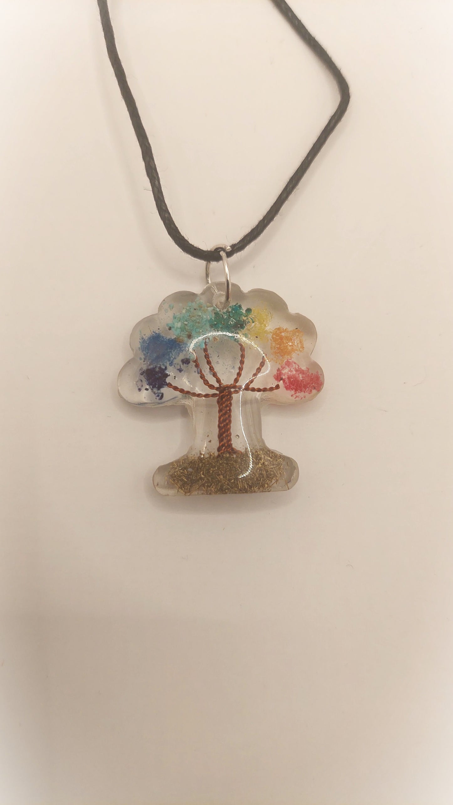 Collar Arbol Orgonita 7 Chakras