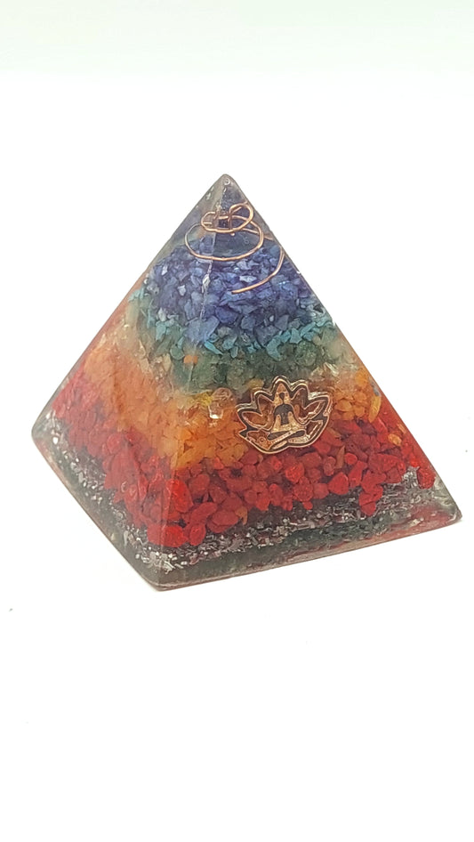 Piramide de Orgonita (7 colores)