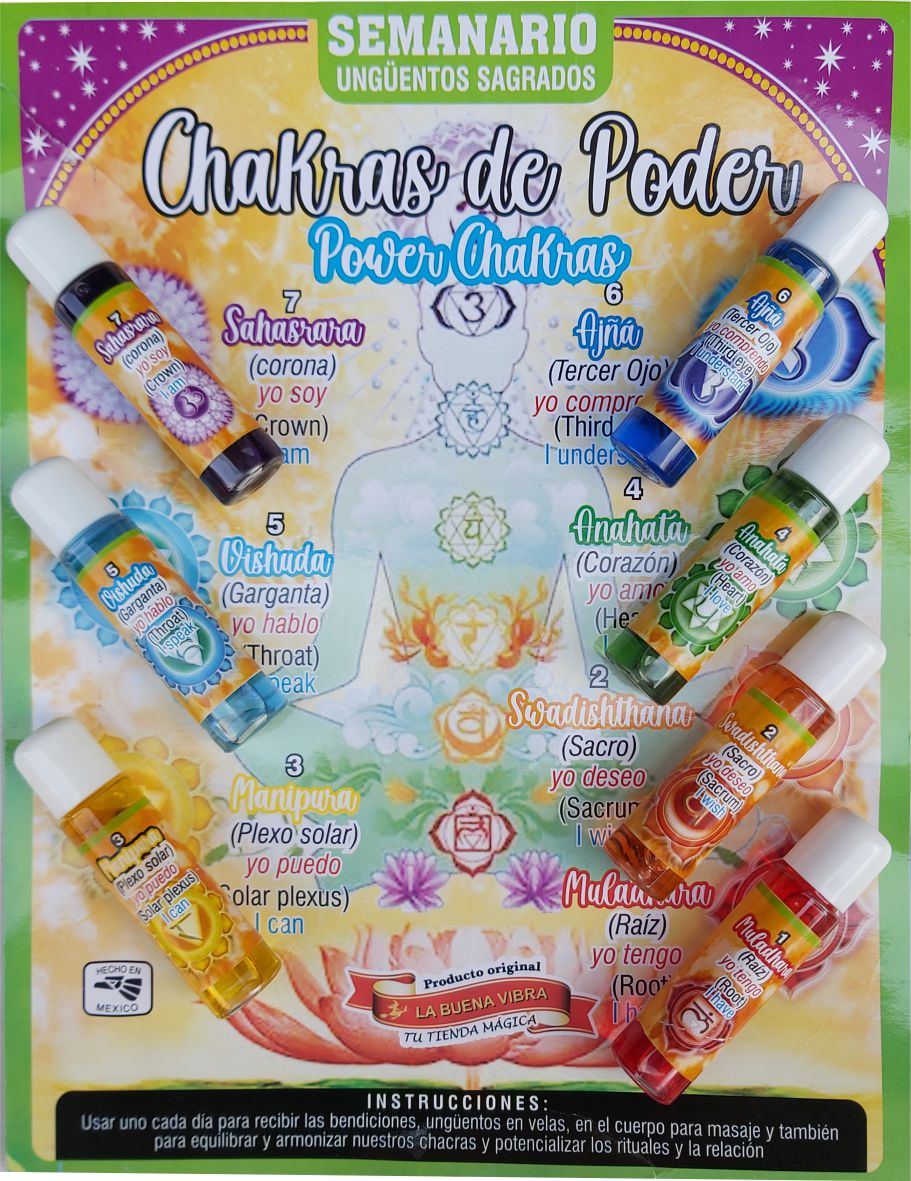 Semanario Chakras de Poder